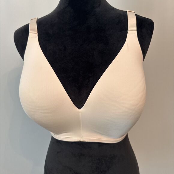 SOMA Nude 40DD Vanishing 360 Wireless Bra Smoothing Seamless Edges Comfort NEW - Picture 1 of 9